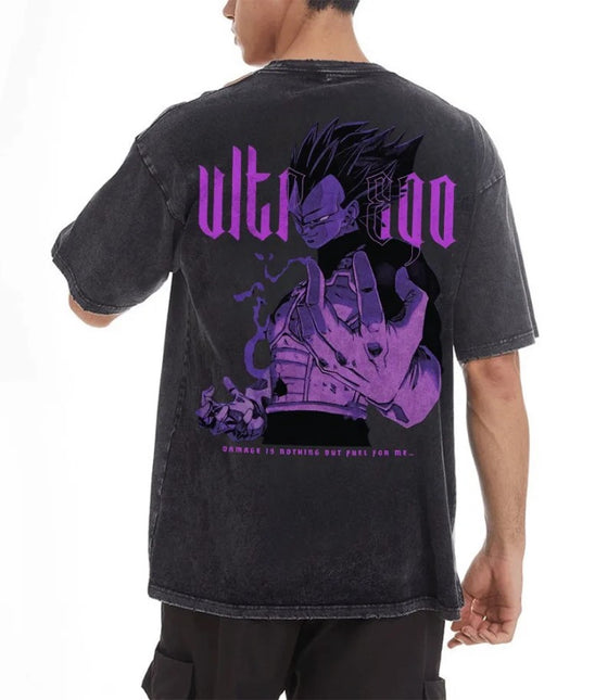 Vegeta Ultra Ego Oversized Tee inspired by Dragon Ball